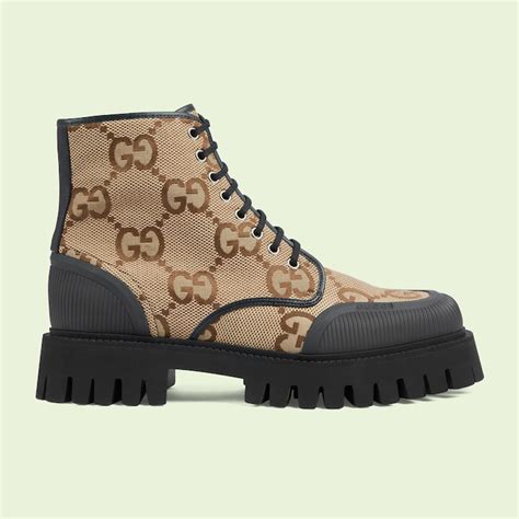 gucci man shoes gg|Gucci lace up boots.